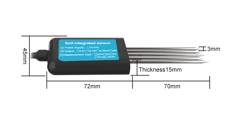 LoRaWAN 7 in 1 Integrated Soil Sensor