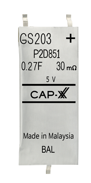 GS203F 4.5V 550mF Prismatic Super cap