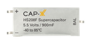 HS208F 5.5V 900mF Prismatic Super Capacitor