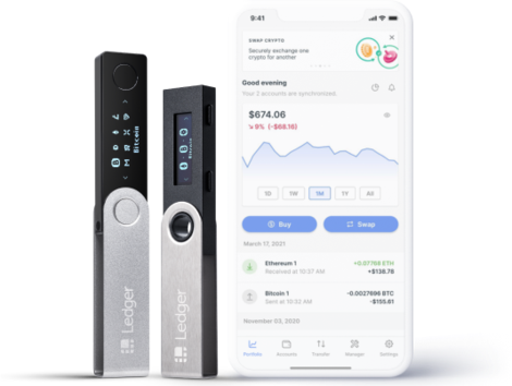 Ledger Nano S Hardware wallets