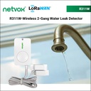 R311W -Wireless 2-Gang Water Leak Detector (AS923)