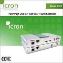 [3251C-10] USB 3-2-1 Starling™ 3251 1-Port USB 3.2 Gen 1 Type-C 10m Extender System (CAT 7 CM cable)