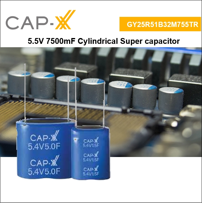 GY25R51B32M755TR 5.5V 7500mF