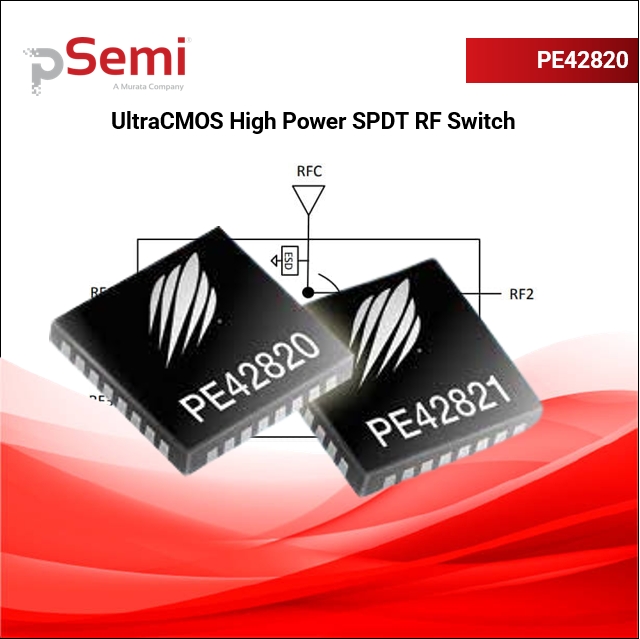 PE42820  UltraCMOS® High Power SPDT RF Switch