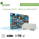 [00-00384] EL5353 KVM Extender DVI + USB 2.0 over 100m CAT 5e/6/7 (Australia)