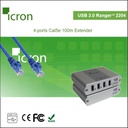 [00-00347] Icron Ranger 2304 4-port Cat 5e 100 meter USB 2.0 extender (North American)
