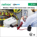 [R718N17-AS923] R718N17 Wireless Single-Phase Current Meter with 1 x 75A Clamp-On CT (AS923)