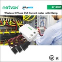 [R718N37-AS923] R718N37 Wireless 3-Phase Current Meter with 3 x 75A Clamp-On CT (AS923)