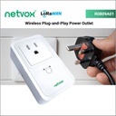 [R809A01G-AS923] R0809A01 Wireless Plug-and-Play Power Outlet with Consumption Monitoring and Power Outage Detection (AS923, UK)